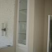 Cabinet inserted in wall