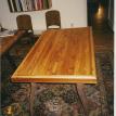Old Dade County PineTable with Stainless Steel Lags